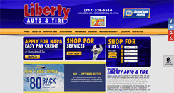 Desktop Screenshot of libertyautoandtire.com
