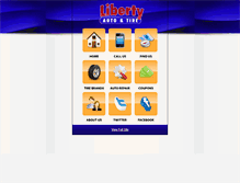 Tablet Screenshot of libertyautoandtire.com